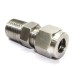 SS Male Connector Compression Double Ferrule OD Fitting Stainless Steel 304